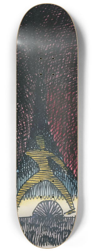 Karl Wiener - Expression; Komdie 8.25 inch art skate deck