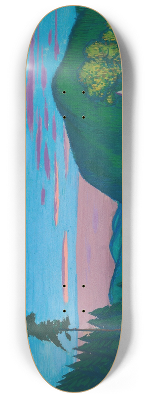 Karl Wiener - Landschaft III 8.25 inch art skate deck