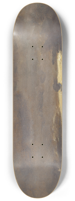 Johan Christian Dahl - Cloud Study with Sunbeams 8.25 inch art skate deck