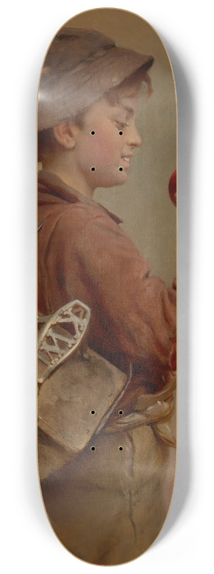 Karl Witkowski - Boy with an Apple 8.25 inch art skate deck