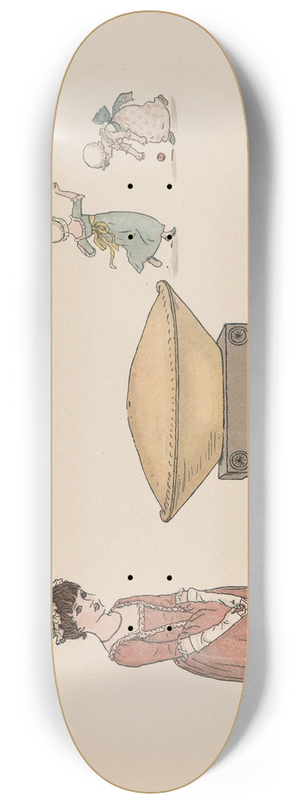 Kate Greenaway - A Apple Pie Pl 11 8.25 inch art skate deck