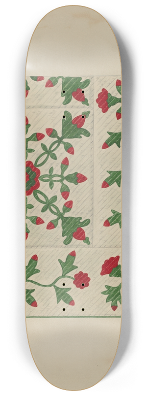 Katherine Hastings - Quilt 8.25 inch art skate deck