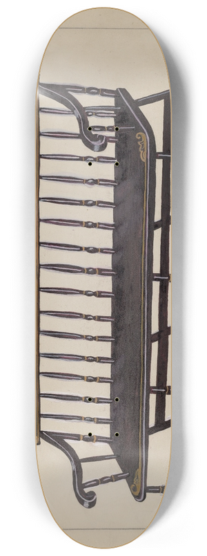 Katherine Hastings - Settee 8.25 inch art skate deck