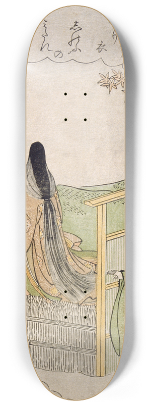 Katsukawa Shunsh - The Syllable I 8.25 inch art skate deck