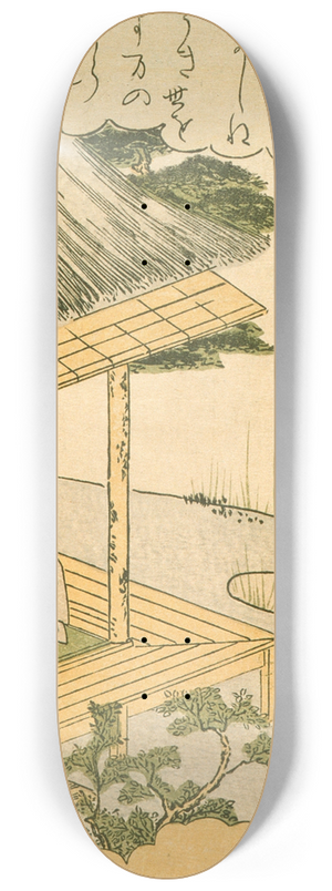 Katsukawa Shunsh - The Syllable Ru 8.25 inch art skate deck