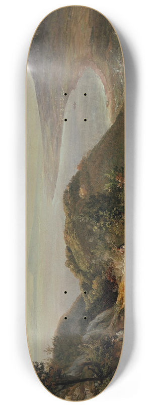 Johan Christian Dahl - View from Pimonte 8.25 inch art skate deck
