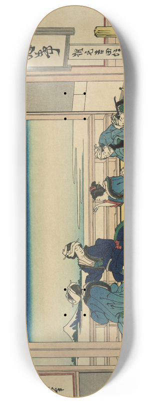 Katsushika Hokusai - Tkaid Yoshida 8.25 inch art skate deck