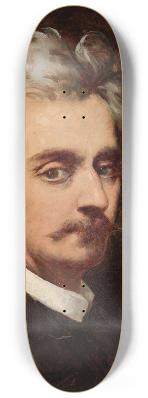 Kazimierz Mirecki - Self-portrait 8.25 inch art skate deck