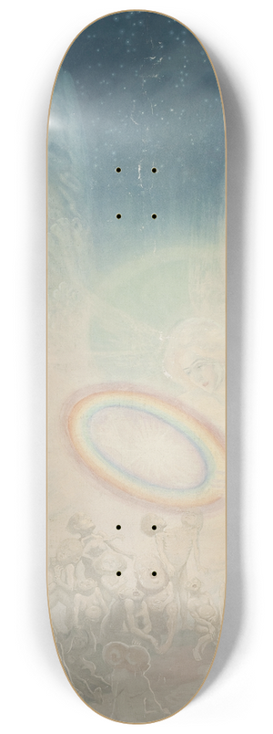 Kazimierz Stabrowski - Angel and monsters 8.25 inch art skate deck