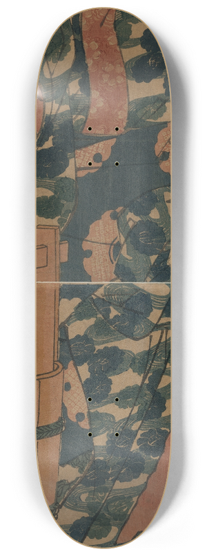 Keisai Eisen - Kaga no Chiyojo 8.25 inch art skate deck
