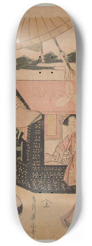 Kikukawa Eizan - No Title 8.25 inch art skate deck