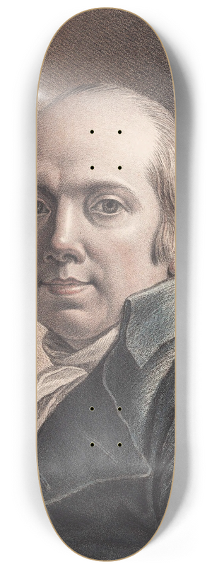 Johan Frederik Clemens - Jens Juels tegnede selvportrt 8.25 inch art skate deck