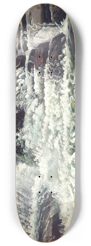Knud Baade - A Waterfall 8.25 inch art skate deck