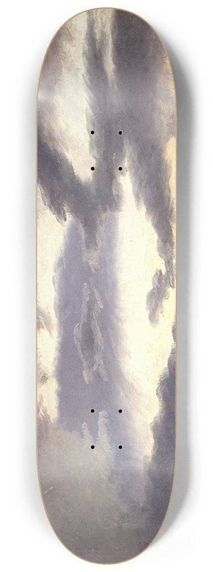 Knud Baade - Cloud Study 8.25 inch art skate deck