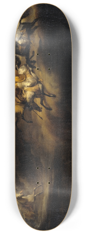 Johan Gustaf Sandberg - Valkyries Riding Into Battle 8.25 inch art skate deck