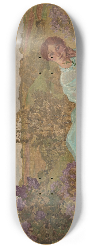Konstantin Andreevich Somov - Repose At Sunset 8.25 inch art skate deck