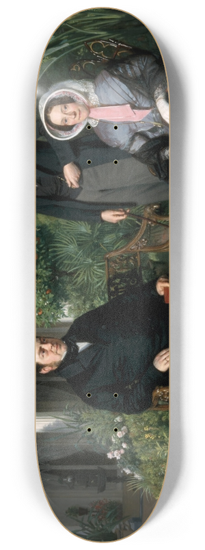 Johan Heinrich Neuman - Portrait of the Metelerkamp family 8.25 inch art skate deck