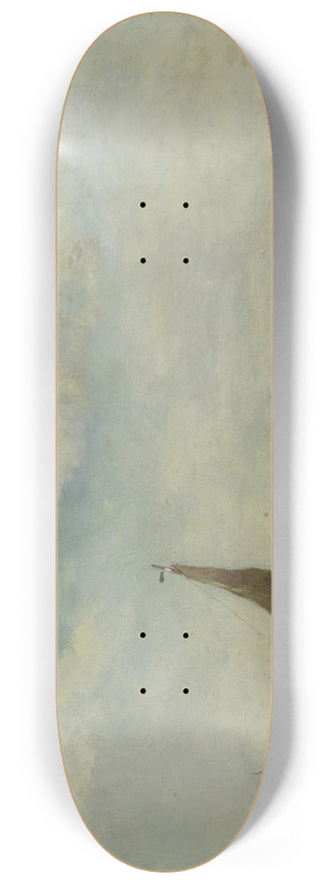 Johan Hendrik Weissenbruch - Beach Scene 8.25 inch art skate deck