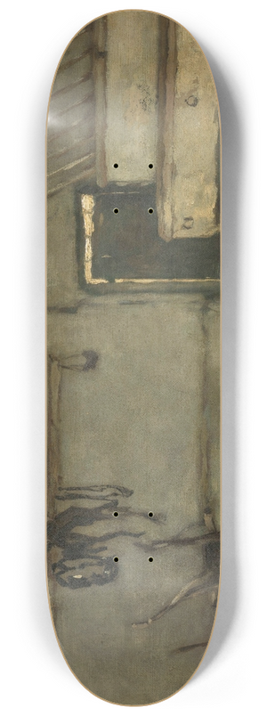 Johan Hendrik Weissenbruch - Interior of a Stable 8.25 inch art skate deck
