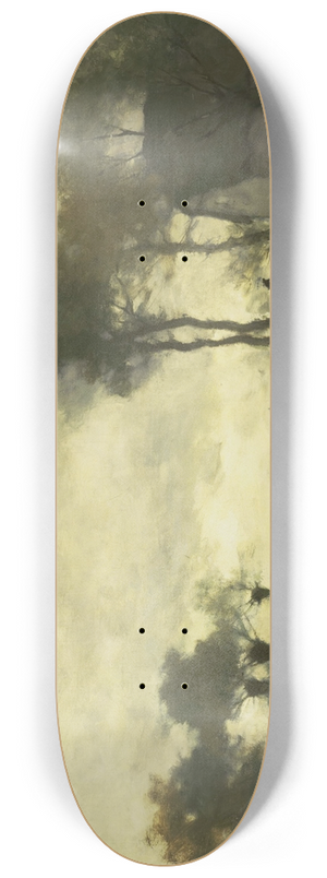 Johan Hendrik Weissenbruch - Landschap met boerderij bij een plas 8.25 inch art skate deck Johan Hendrik Weissenbruch - Landschap met boerderij bij een plas 8.25 inch art skate deck