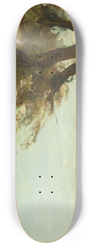 Johan Hendrik Weissenbruch - Under the willow trees 8.25 inch art skate deck