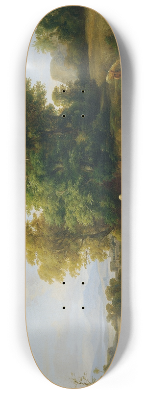 Kroly Mark - Ideale Landschaft mit Boas und Ruth 8.25 inch art skate deck