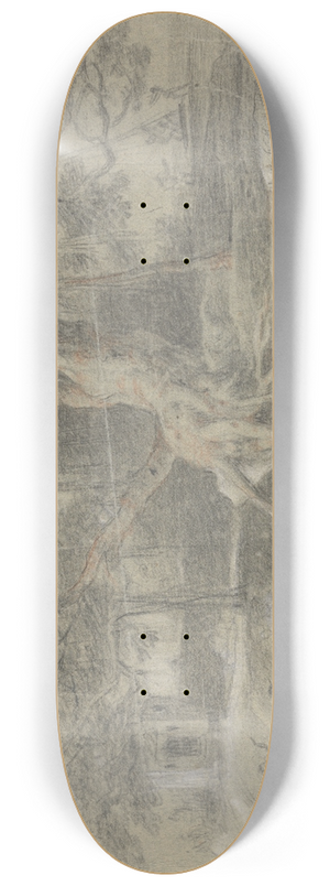 Johan Joseph Zoffany - A Dying Hindu Brought to the River Ganges 8.25 inch art skate deck