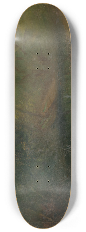 Ladislav Mednynszky - Forest Interior with a Brook 8.25 inch art skate deck