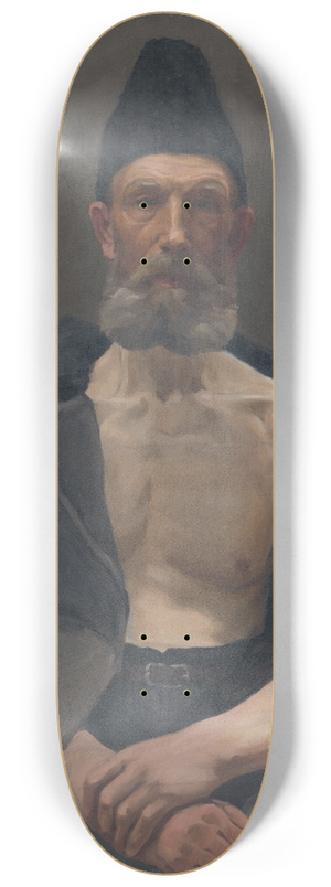 Ladislav Tresko - Study of a Russian Captive 8.25 inch art skate deck