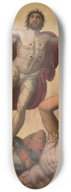 Lambert Van Noort - Resurrection of Christ 8.25 inch art skate deck