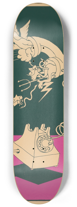 Lanny Sommese - Call 344-8247 for help 8.25 inch art skate deck