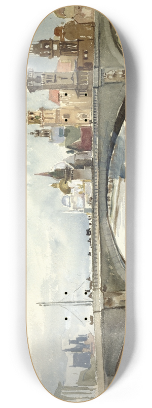Laure Brouardel - Exposition de 1900, le pont de lAlma 8.25 inch art skate deck