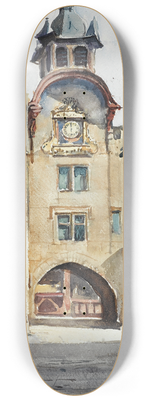 Laure Brouardel - Exposition de 1900, le Vieux Paris 8.25 inch art skate deck