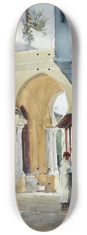 Laure Brouardel - Exposition de 1900, pavillon de lAlgrie 8.25 inch art skate deck