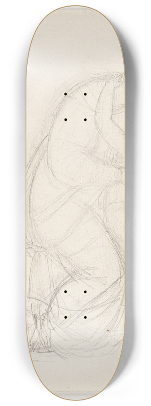 Johan Ludvig Lund - Moder og barn 8.25 inch art skate deck