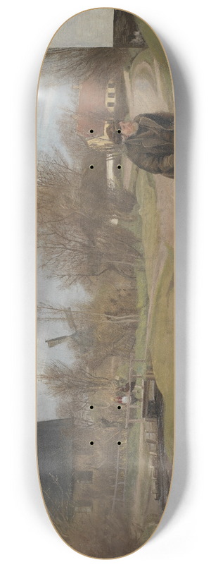 Laurits Andersen Ring - Springtime in Hals, Jutland 8.25 inch art skate deck