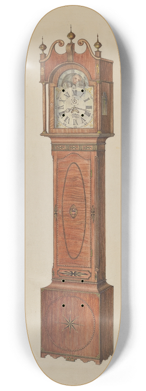 Lawrence Phillips - Tall Clock 8.25 inch art skate deck