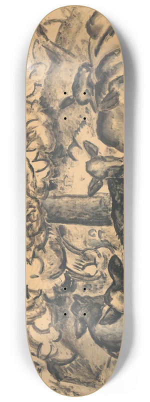 Leo Gestel - Boomgaard met kalveren 8.25 inch art skate deck