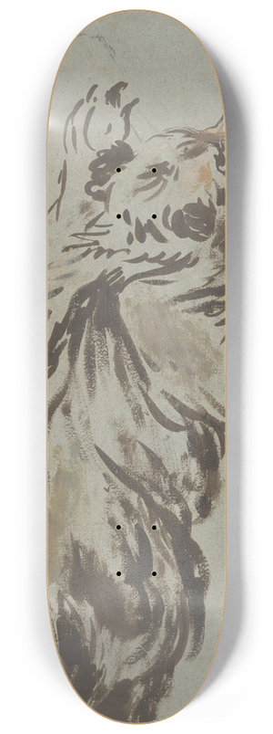 Leonaert Bramer - Studies of a Bear 8.25 inch art skate deck