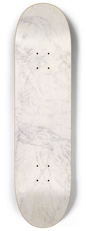 Leonardo da Vinci - Study of a Madonna (verso) 8.25 inch art skate deck