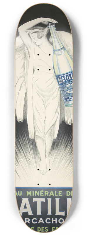 Leonetto Cappiello - Eau Minrale des Abatilles 8.25 inch art skate deck