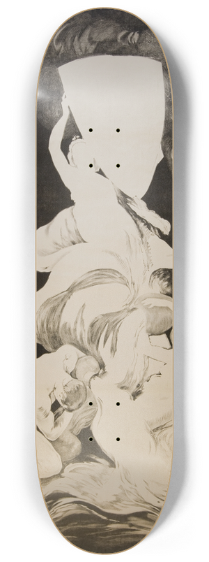 Leonetto Cappiello - Exposition internationale Lyon 8.25 inch art skate deck
