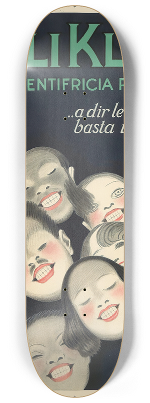 Leonetto Cappiello - Kali Klor 8.25 inch art skate deck