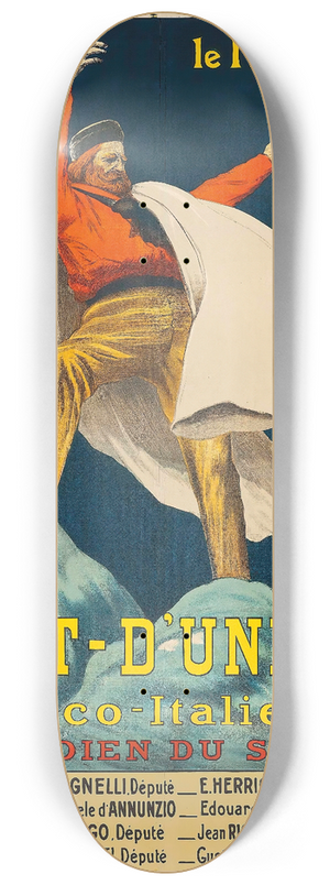 Leonetto Cappiello - Le Trait-Dunion 8.25 inch art skate deck