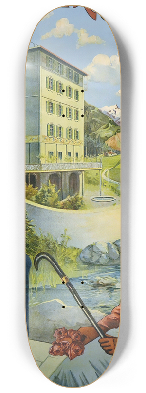 Leonida Edel - Albergo Ardesio 8.25 inch art skate deck