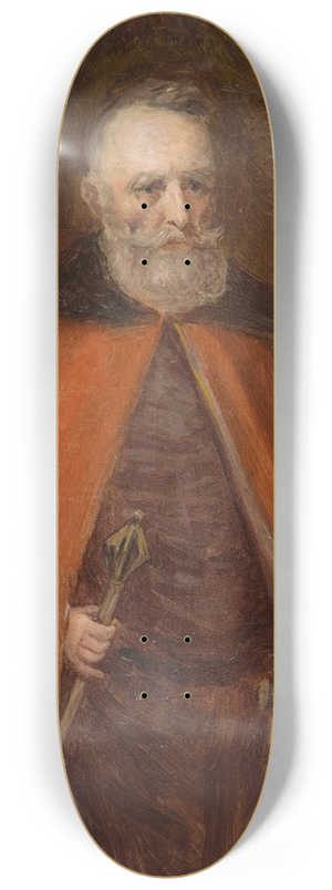 Leon Kapliski - Portrait of Jan Karol Chodkiewicz  Study 8.25 inch art skate deck