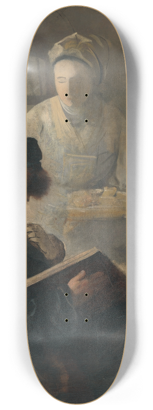 Leopold Horovitz - At the rabbis 8.25 inch art skate deck