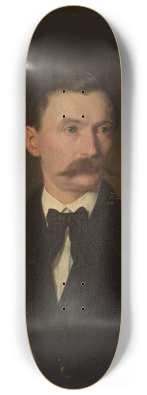 Leopold Lffler - Self-portrait 8.25 inch art skate deck