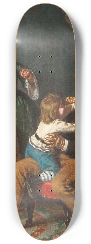 Leopold Loeffler - Grandfathers Visit 8.25 inch art skate deck