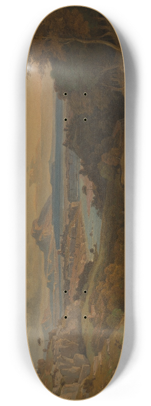Leopold Rottmann - Dalmatinische Kstenlandschaft 8.25 inch art skate deck